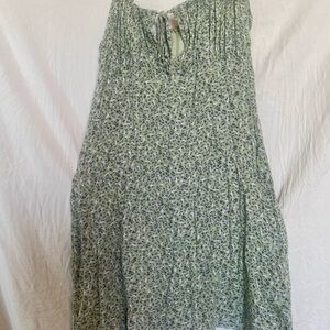 Forever 21 Green Floral Mini Dress